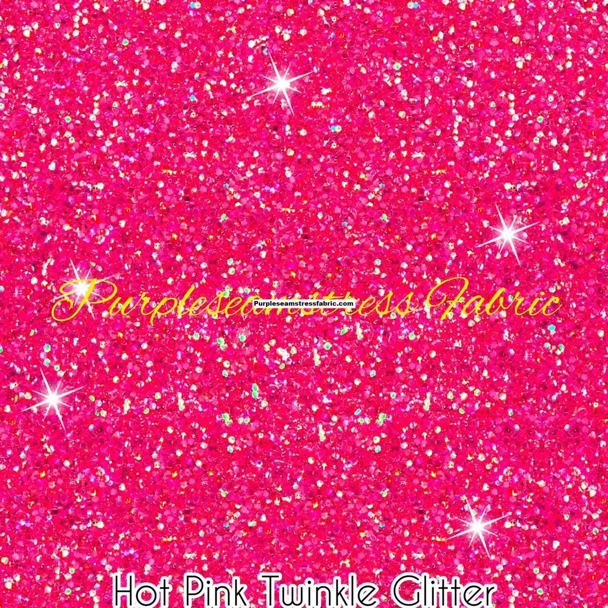 Faux Hot Pink Twinkle GlitterFa…
