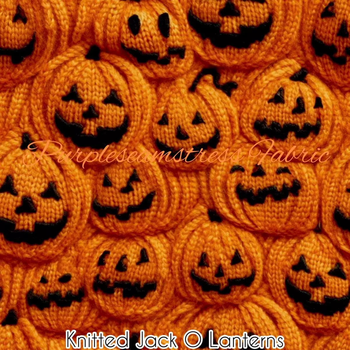 Faux Knitted Jack o LanternsFab…