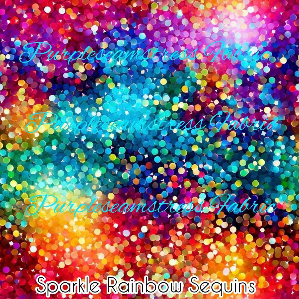 Faux Sparkle Rainbow SequinsFab…