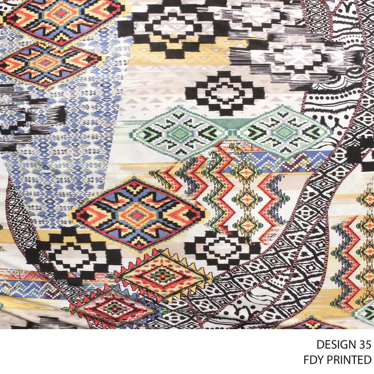 Fdy Printed Fabric 150cm Multi