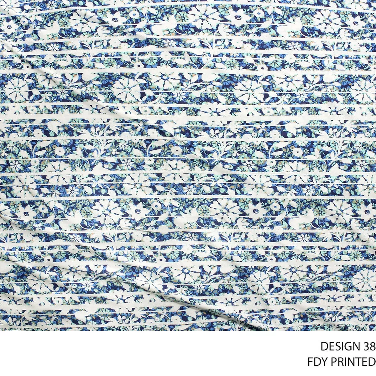 FDY PRINTED FABRIC 150CM ROYAL ROLL ROLL 001