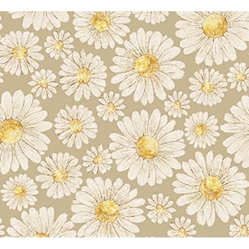 Figo – Tiny Waddles – Daisies – 1/2 YARD CUT