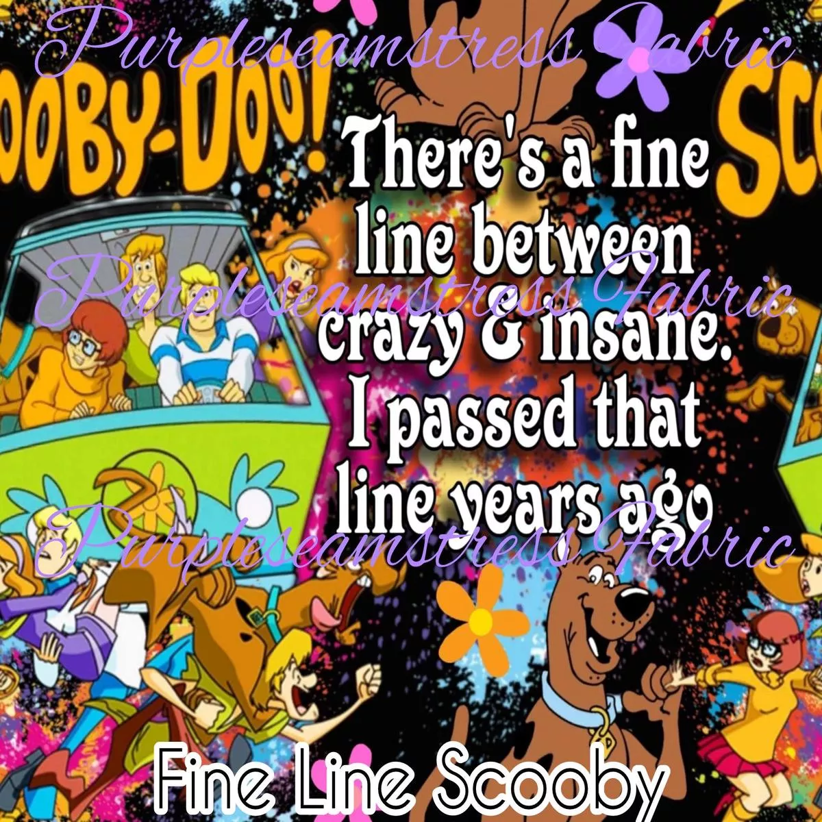 Fine Line ScoobyFabric