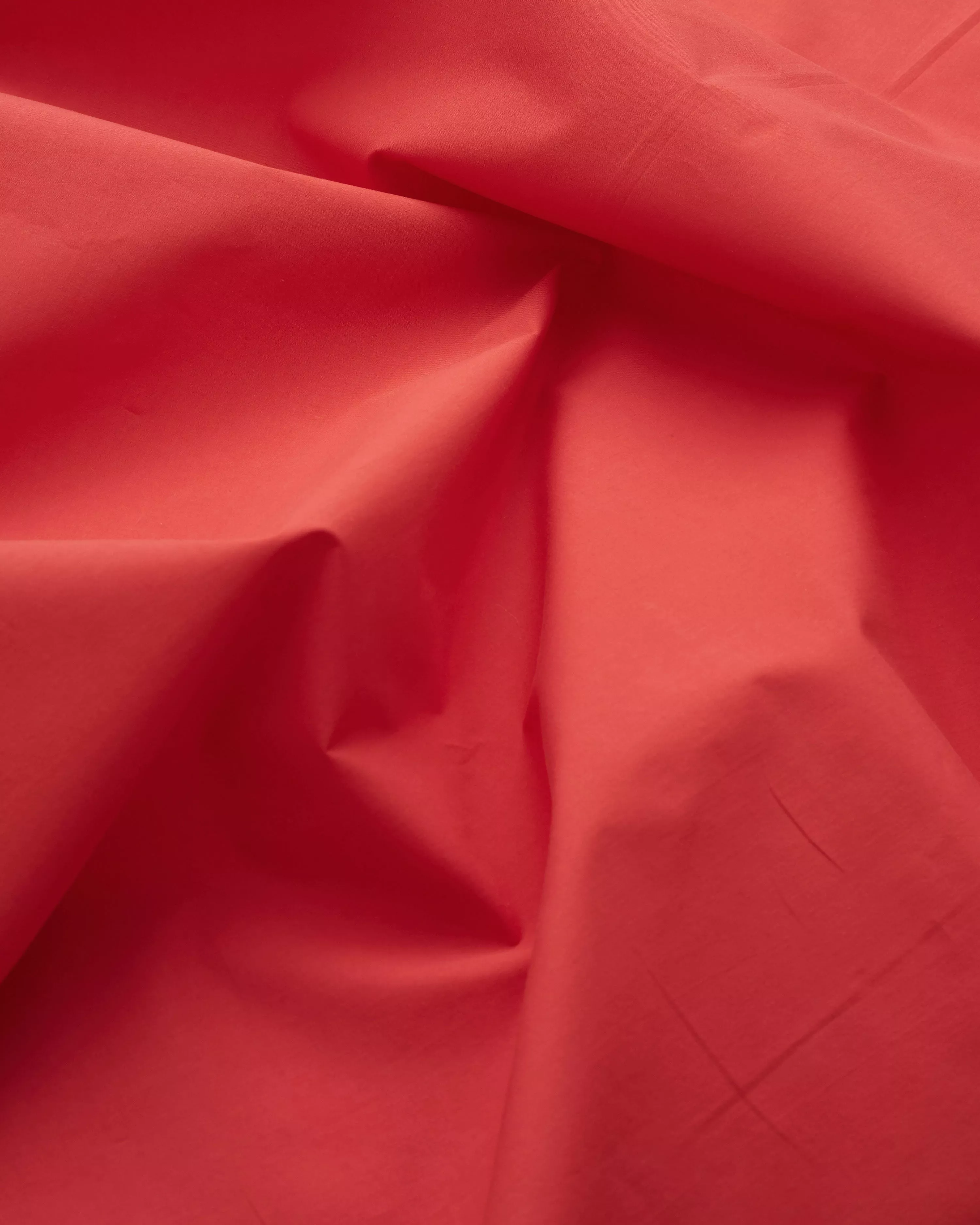 Firecracker Red Washed Cotton Poplin