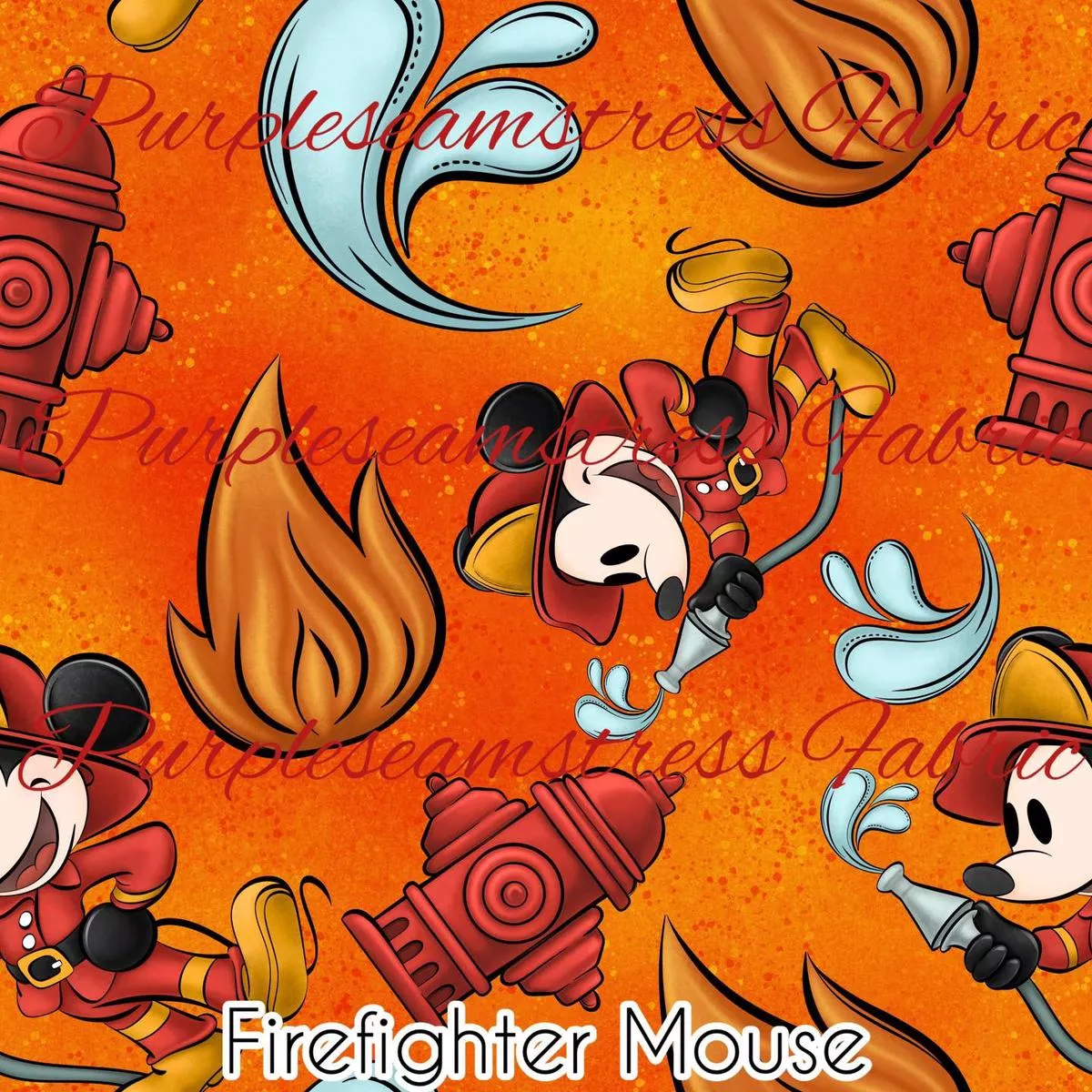 Firefighter MouseFabric