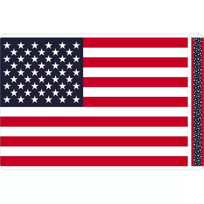 Flag USA Digital Cuddle Panel Navy