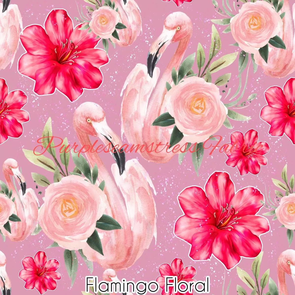 Flamingo FloralFabric