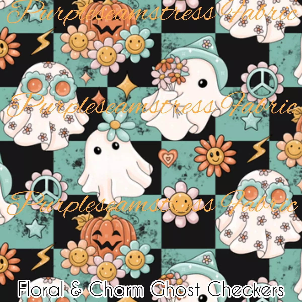 Floral & Charm Ghost Checkers …