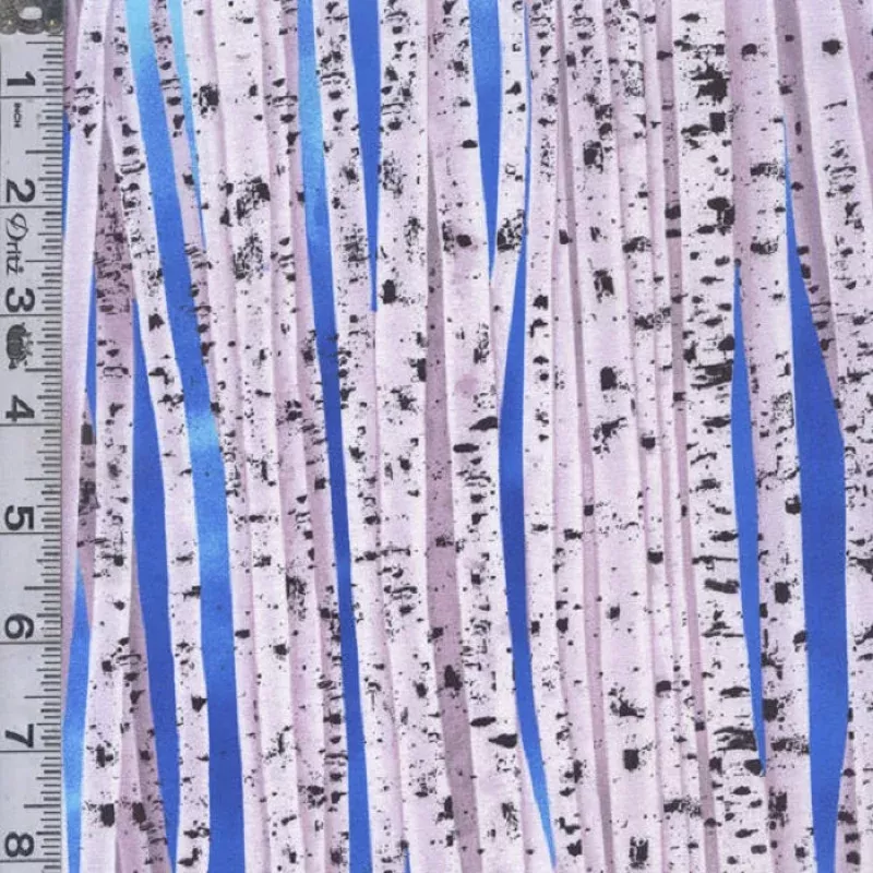 Floral Forest Digital Print – Birch Trees