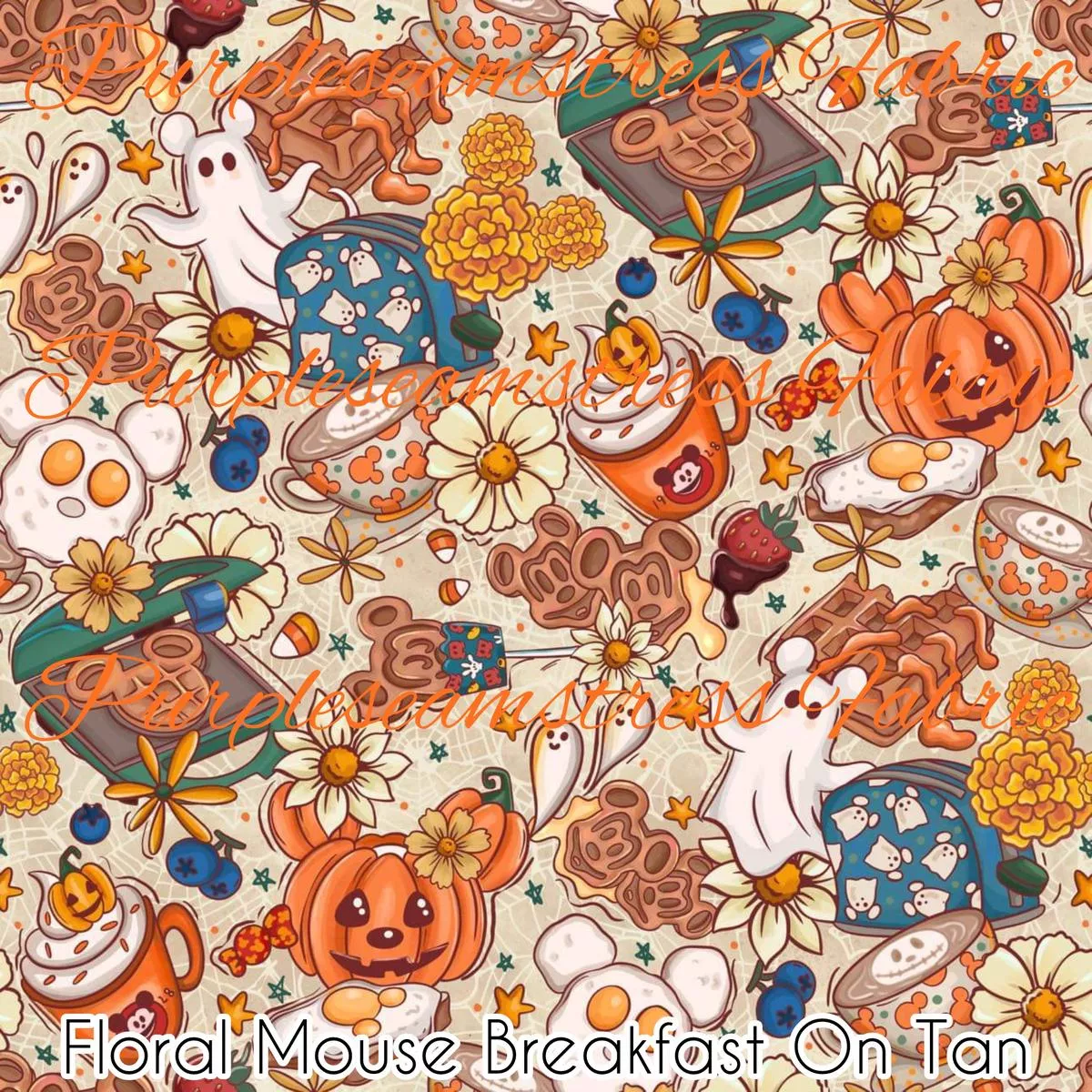 Floral Mouse Breakfast on TanFa…