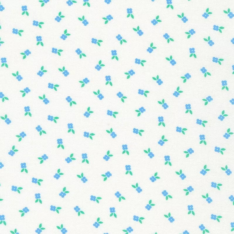 “Flowerhouse: Hints of Prints”- FLHD-21899-4 BLUE for Robert Kaufman