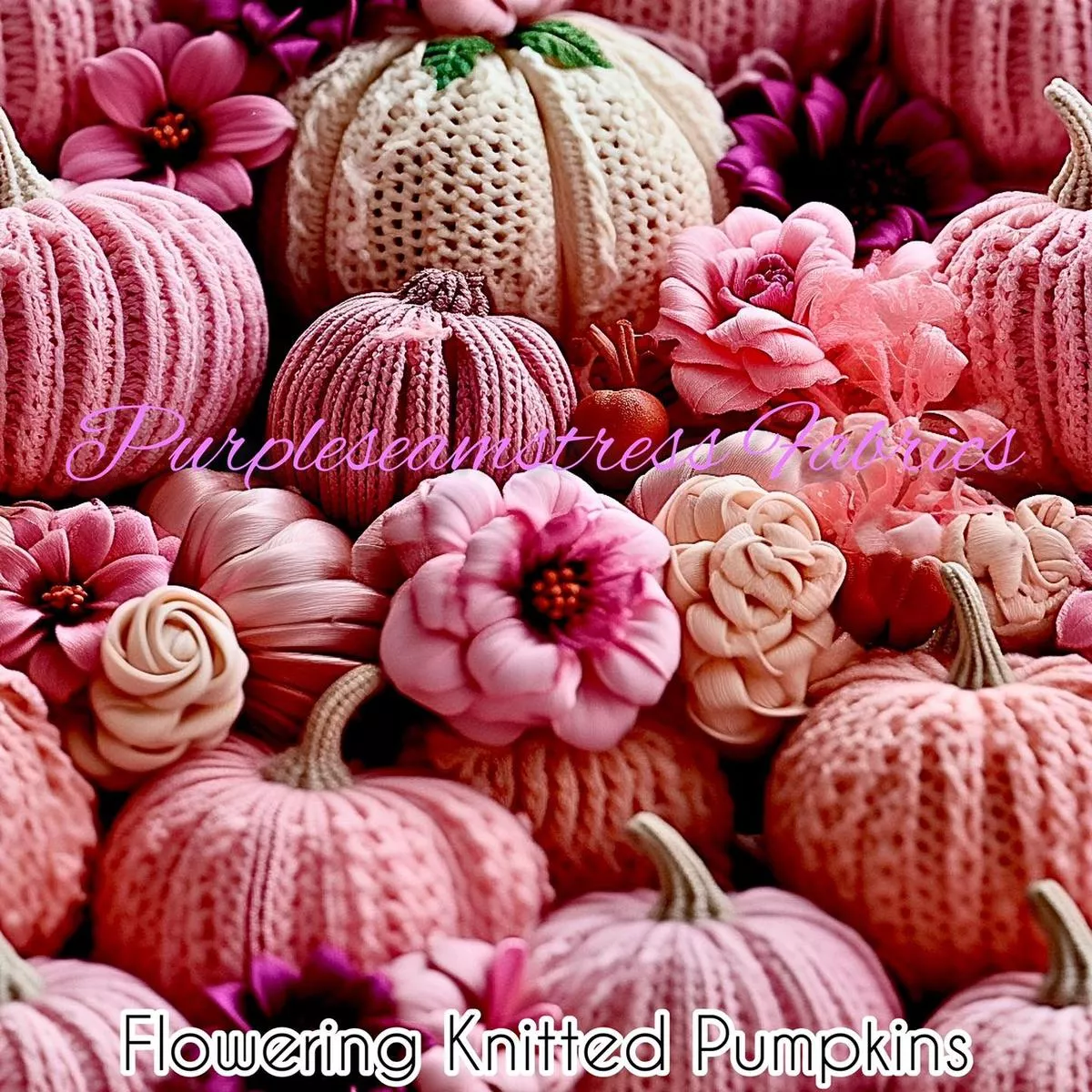 Flowering Knitted PumpkinsFabri…