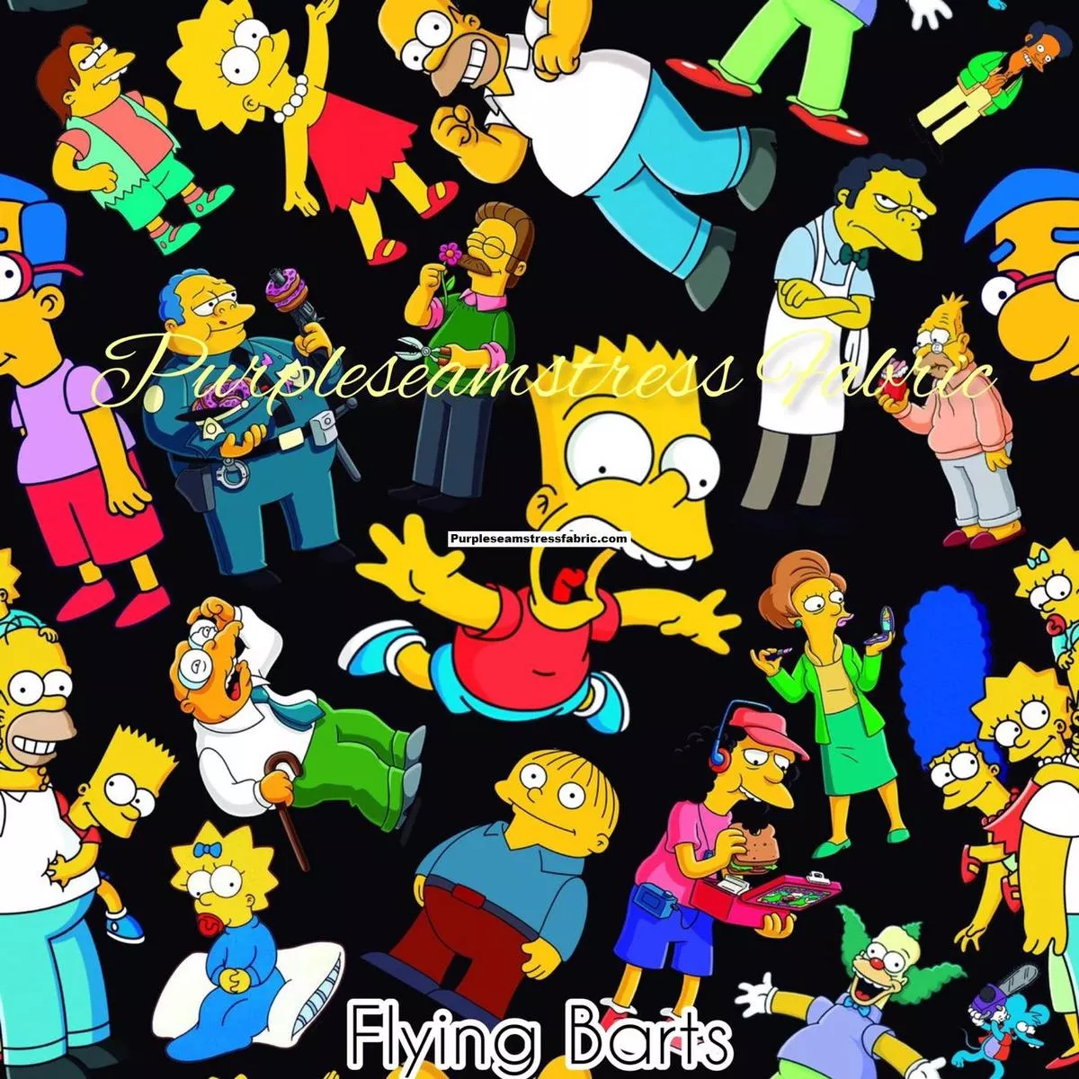 Flying BartsFabric