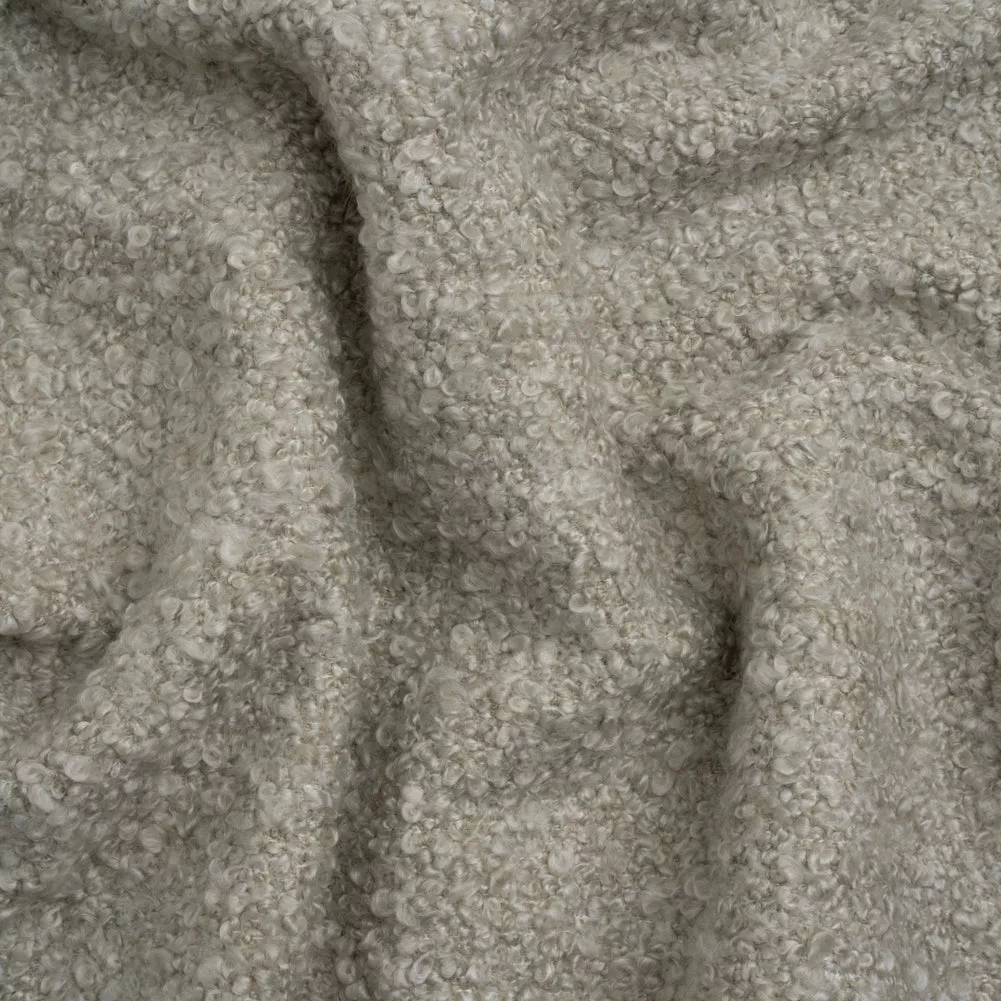 Fog Fluffy Upholstery Boucle