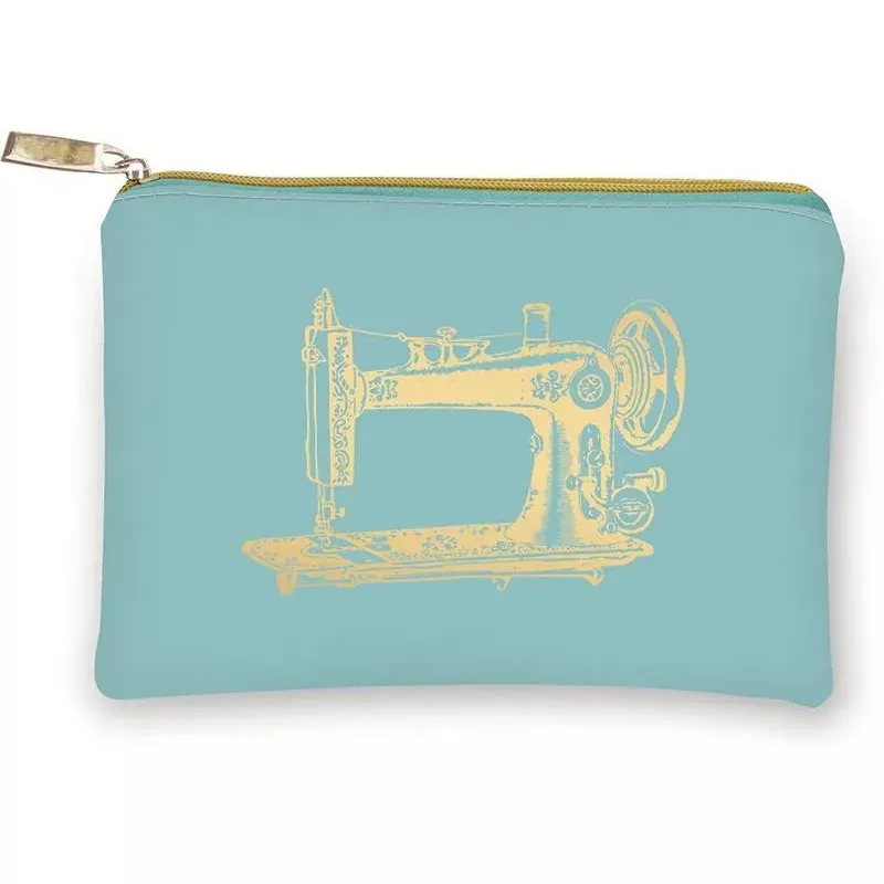 Foil Vintage Sewing Machine Glam Bag