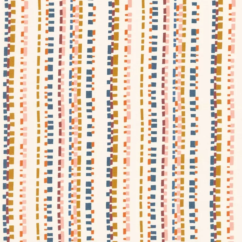Folk and Lore – Playful Dash Eggshell Yardage