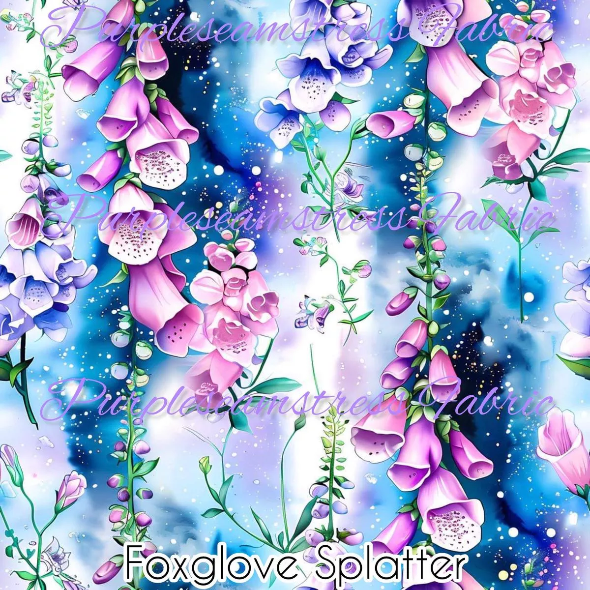 Foxglove SplatterFabric