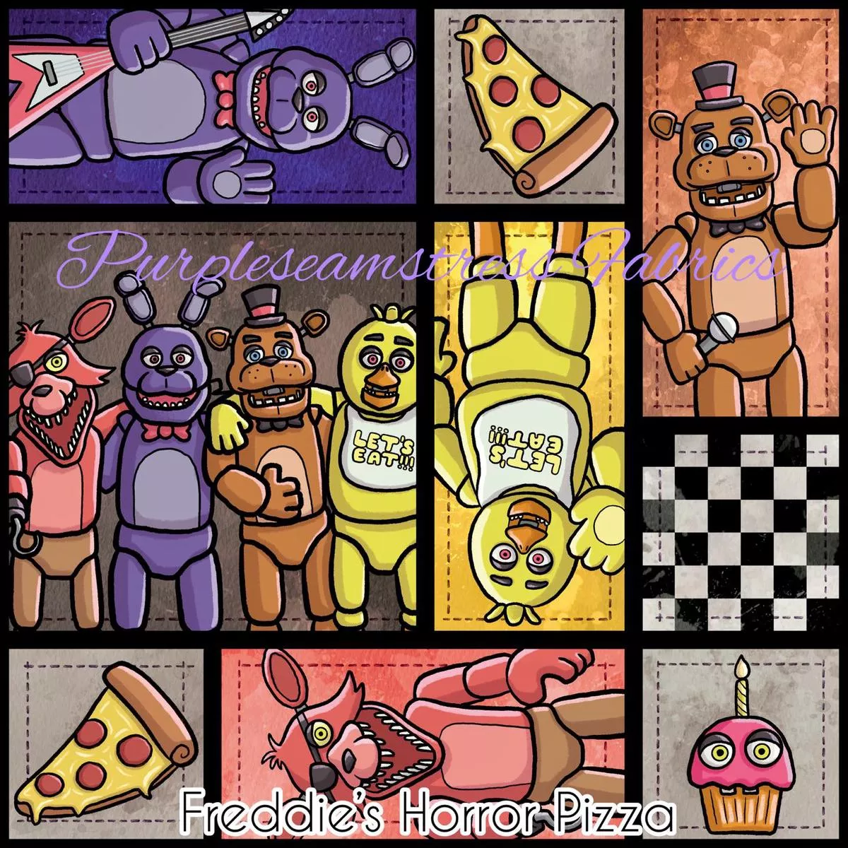 Freddies Horror PizzaFabric