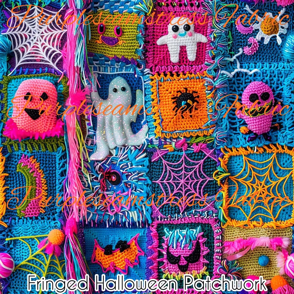 Fringed Halloween PatchworkFabr…