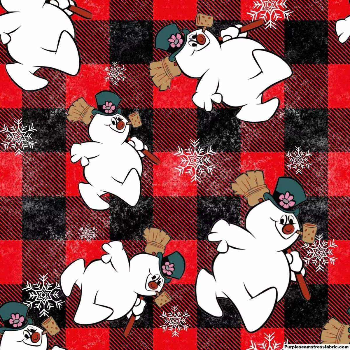 Frosty on Red Buffalo PlaidFabr…