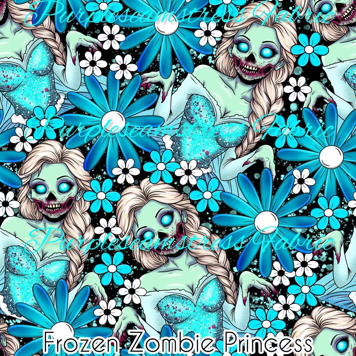 Frozen Zombie PrincessFabric