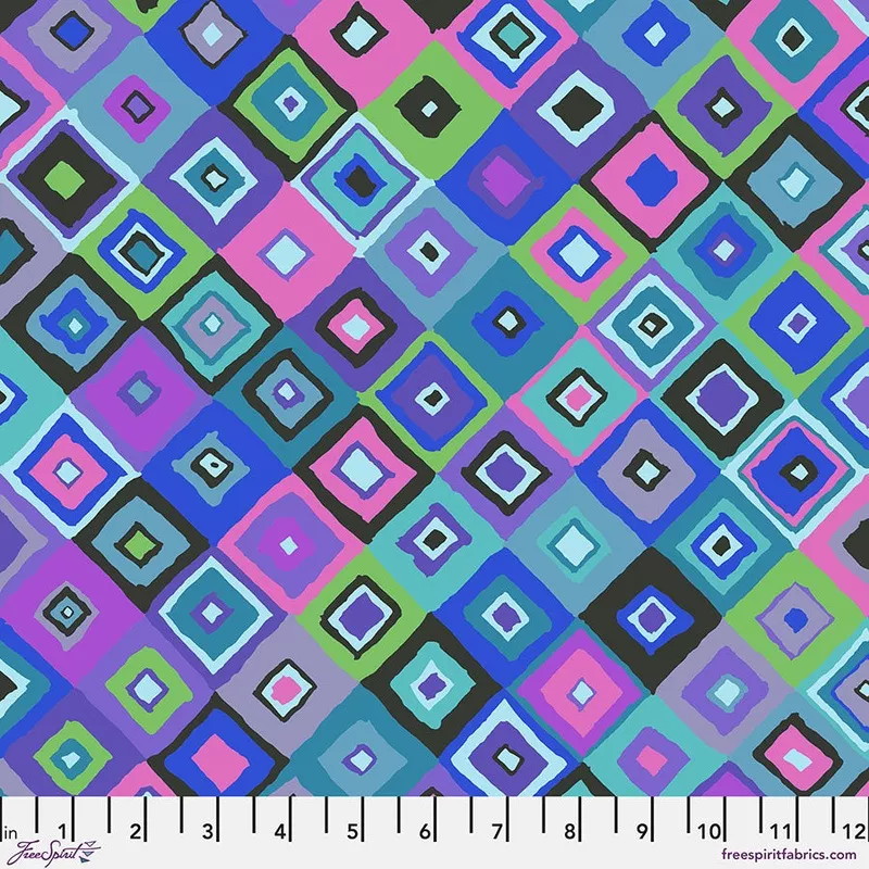 FS Kaffe Square Dance – Blue
