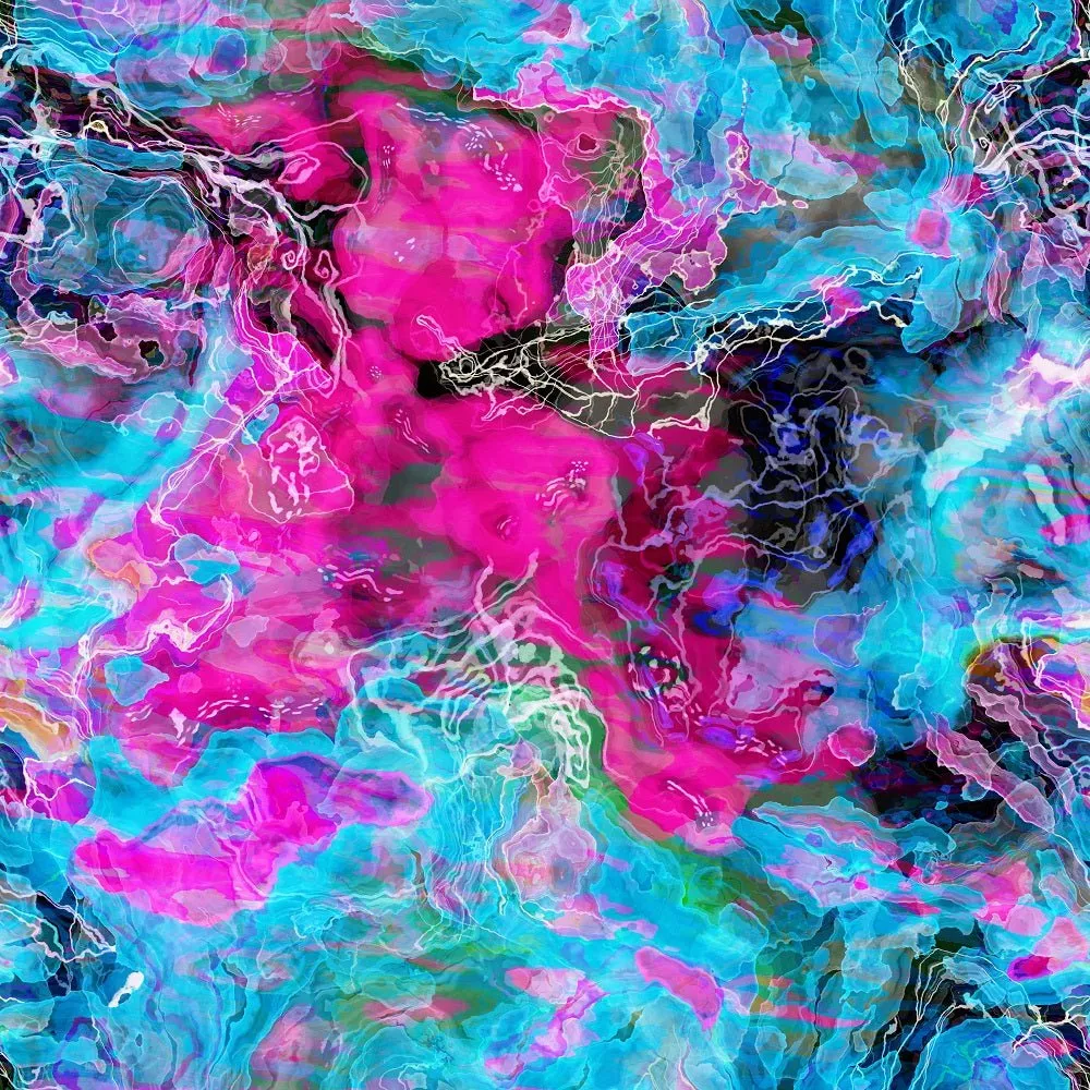 Funky Ink #8 Fabric