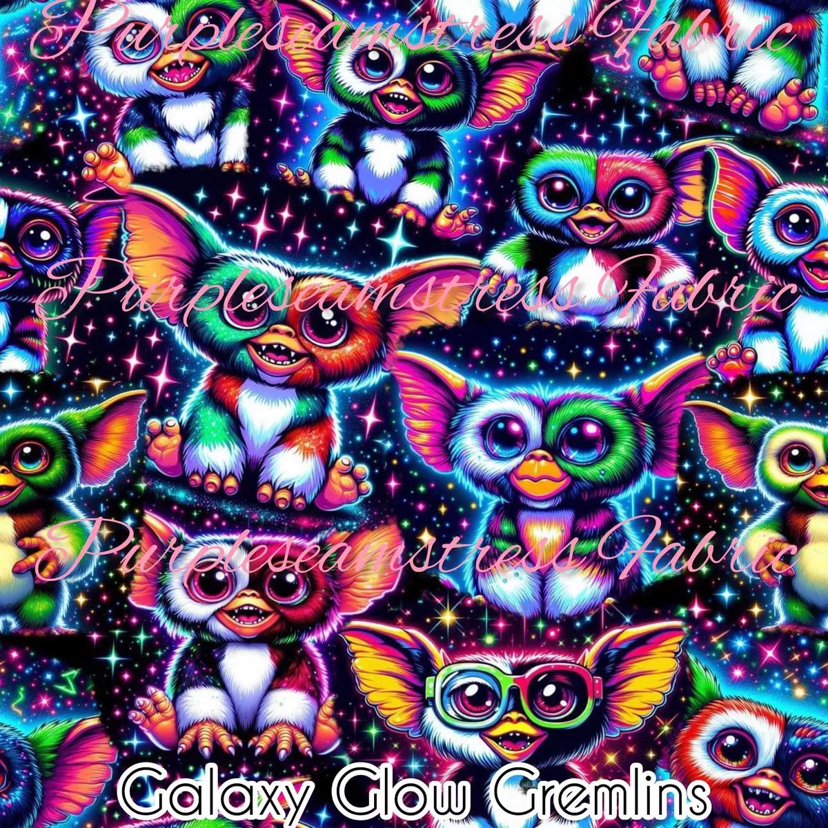 Galaxy Glow GremlinsFabric