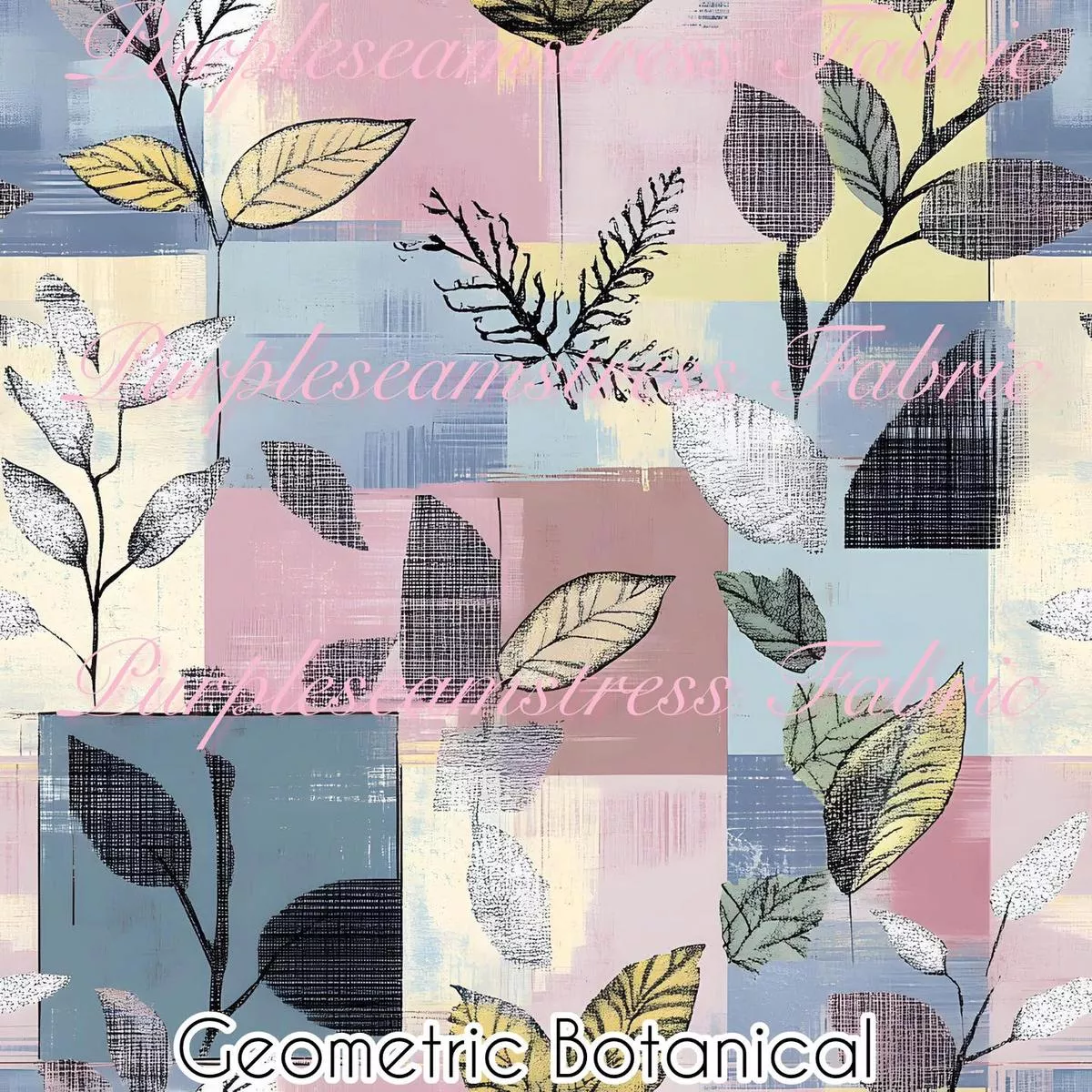 Geometric BotanicalFabric