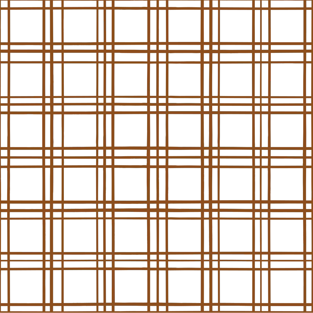 Geometric Plaid Fabric – Russet