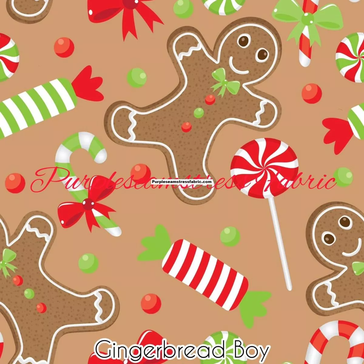 Gingerbread BoyFabric