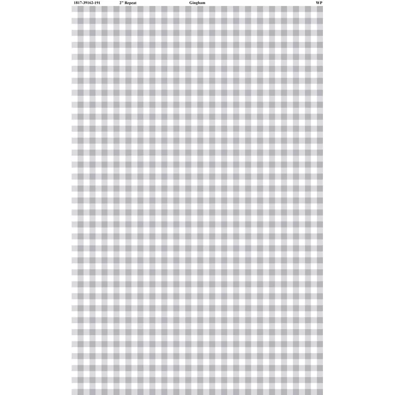Gingham: Gray & White