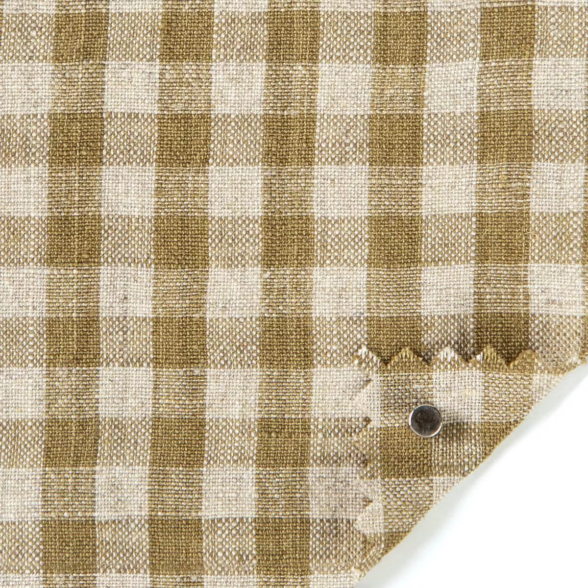 Gingham Linen Plain Woven A032401 – Tan 4