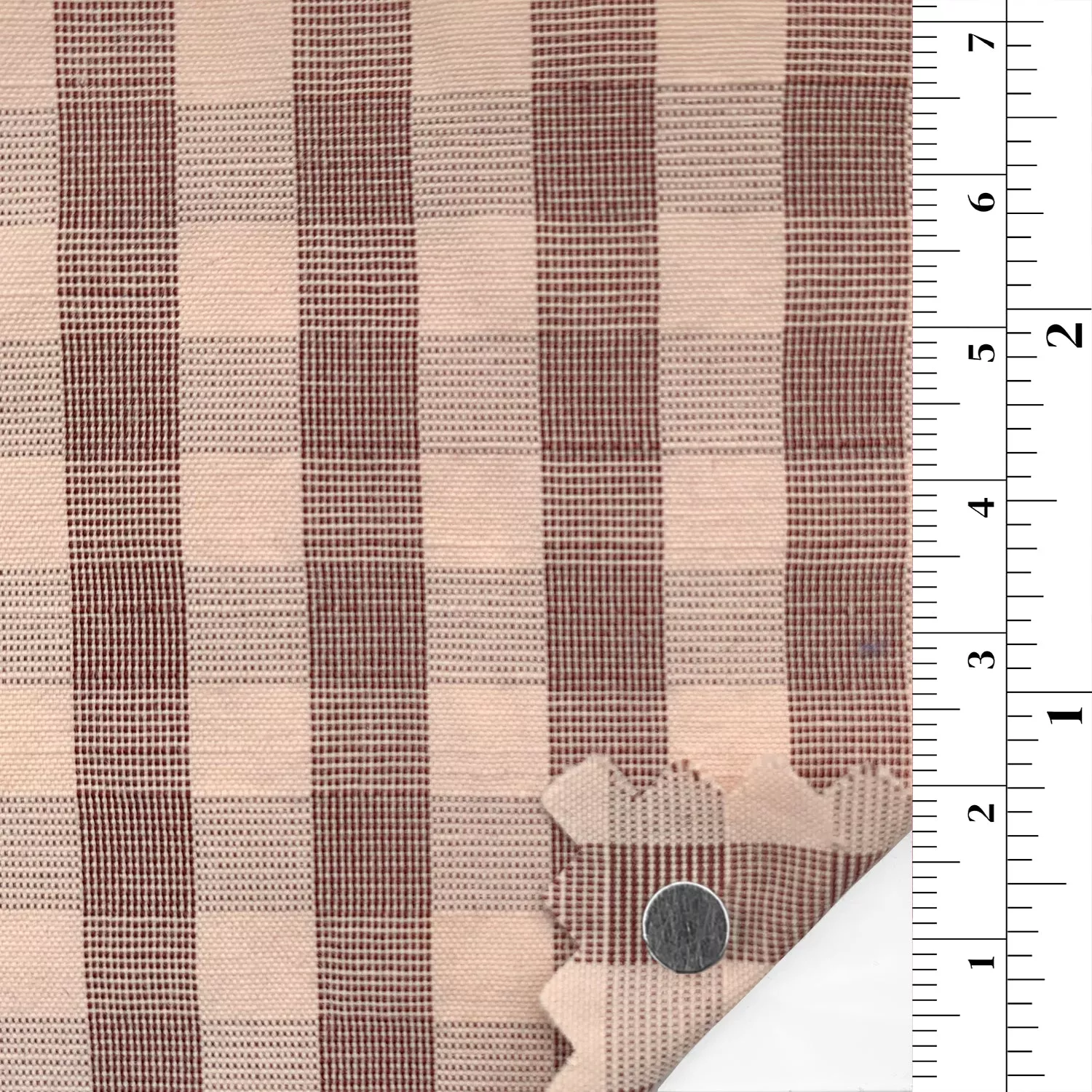 Gingham Polyester Cotton Seersucker B013306