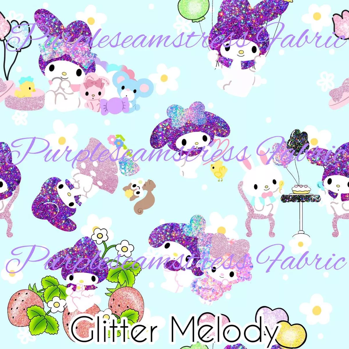 Glitter MelodyFabric