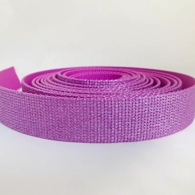 Glitter Webbing Hot Pink 9 yards