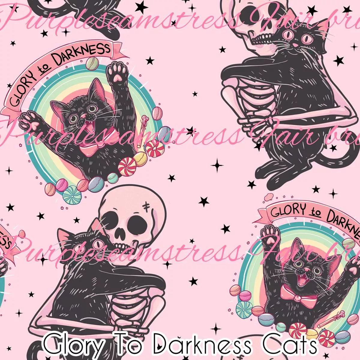 Glory to Darkness CatsFabric