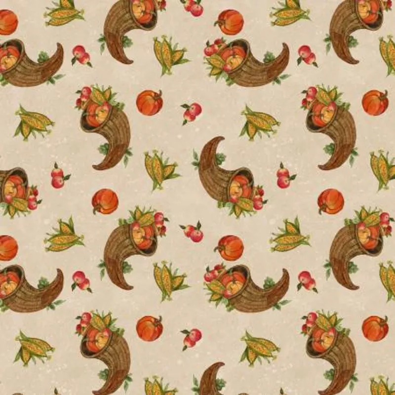 Gnome-kin Patch 39846-228 Beige Cornucopia Toss