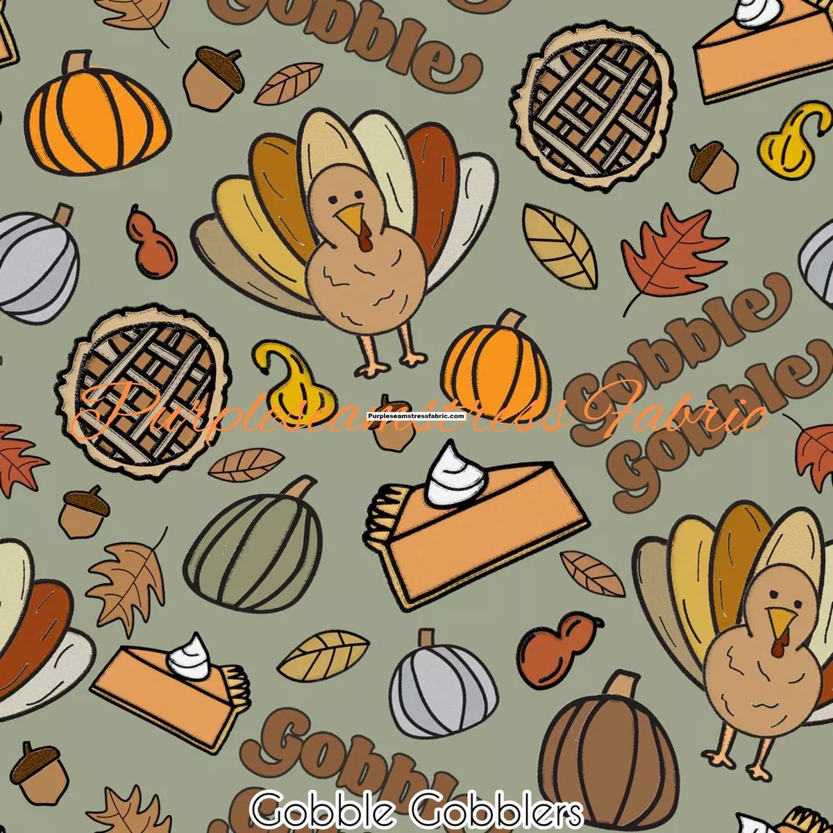 Gobble GobblersFabric