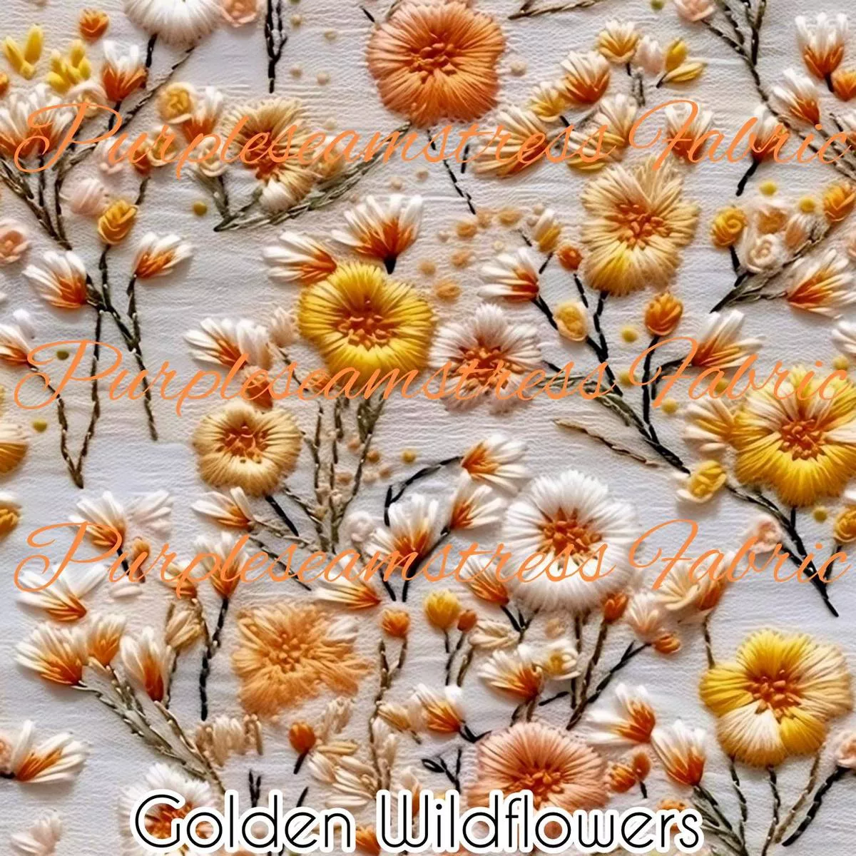 Golden WildflowersFabric