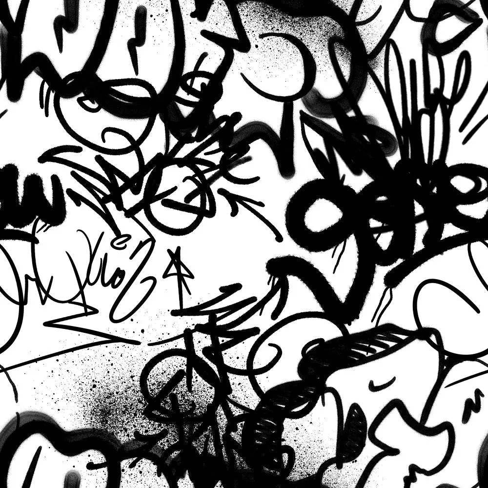 Graffiti Pattern #2 Fabric
