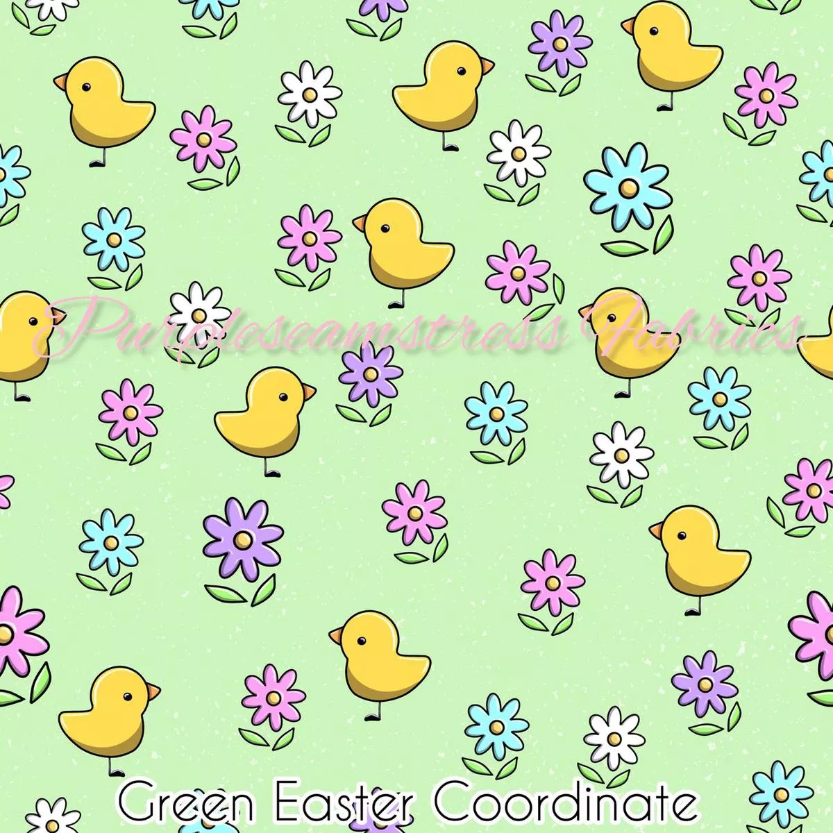 Green Easter CoordinateFabric