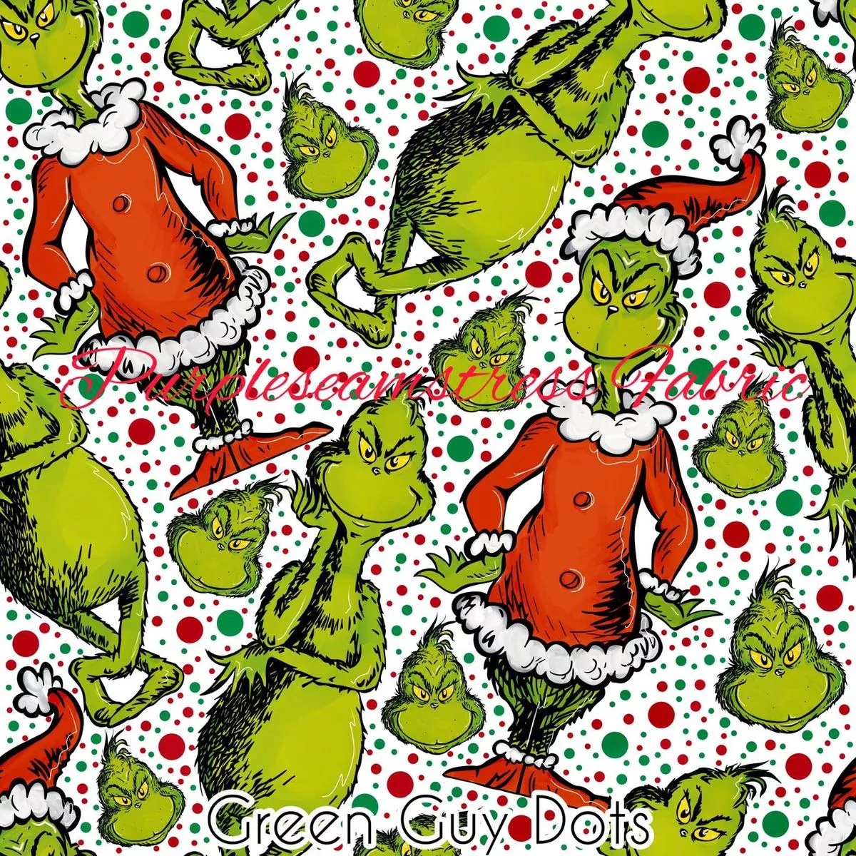 Green Guy DotsFabric