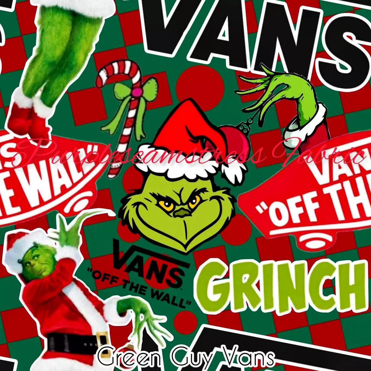 Green Guy VansFabric