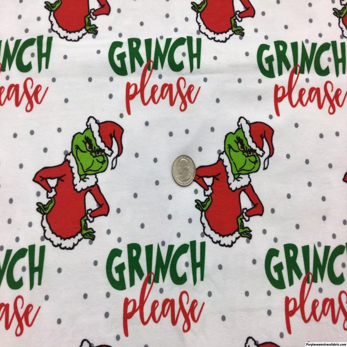 Grinch Please and Grey Polka Dots …