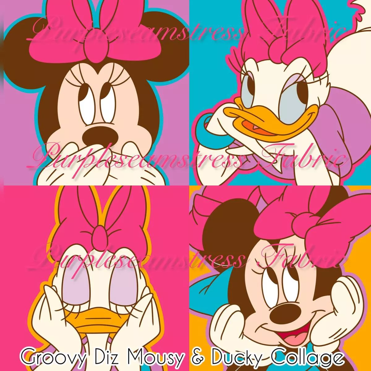 Groovy Diz Mousy & Ducky Collage &#…