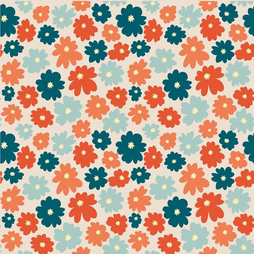 Groovy Mood Floral Fabric