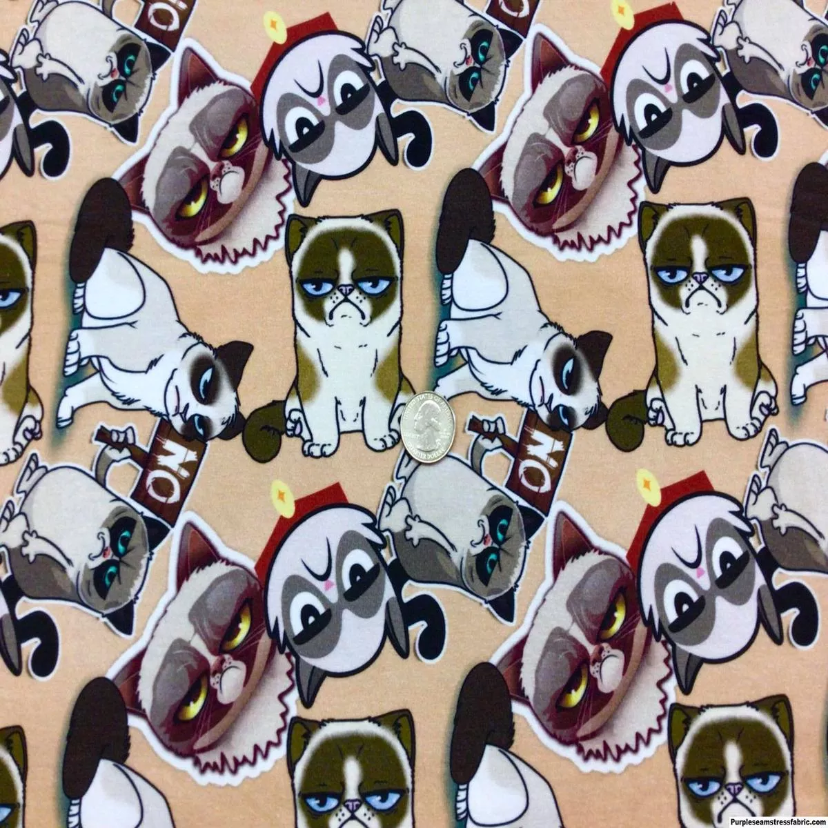 Grumpy CatFabric