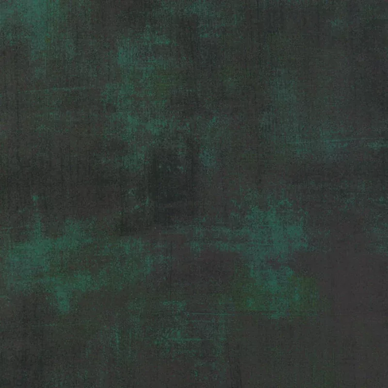 Grunge Basics Christmas Green by BasicGrey for Moda