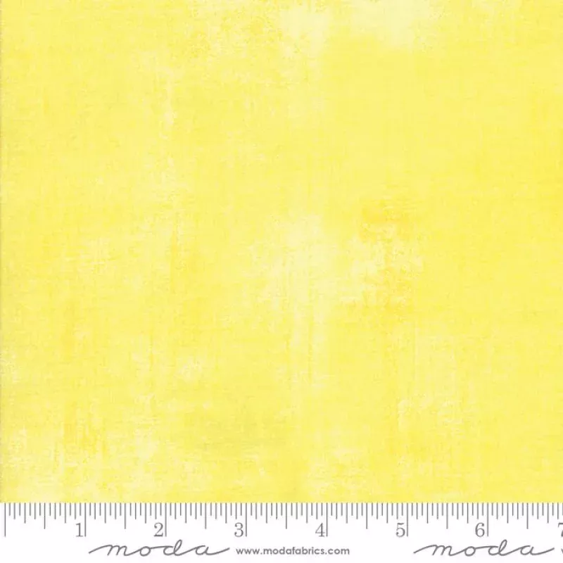Grunge Basics Lemon Drop Yellow BasicGrey Moda Cotton Fabric MD 30150-321